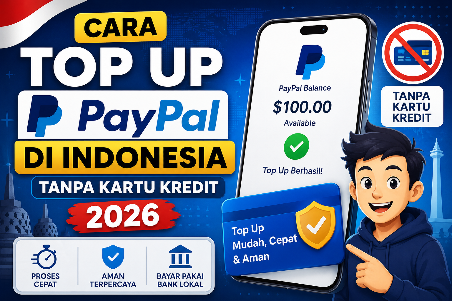 top up paypal cekring